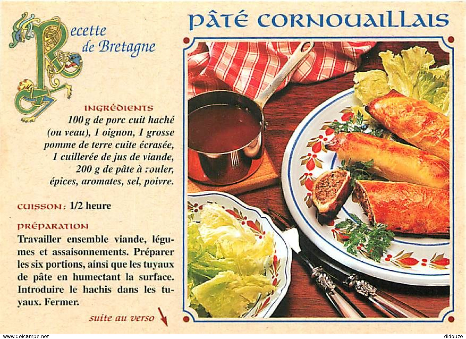 Recettes De Cuisine - Gastronomie - CPM - Voir Scans Recto-Verso - Küchenrezepte