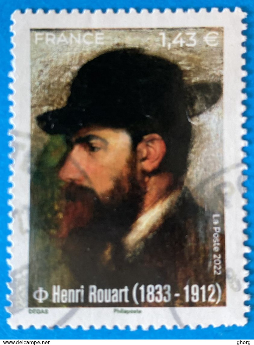 France 2022 :  110e Anniversaire De La Mort De Henri Rouart, Ingénieur, Industriel Et Peintre  N° 5567 Oblitéré - Used Stamps