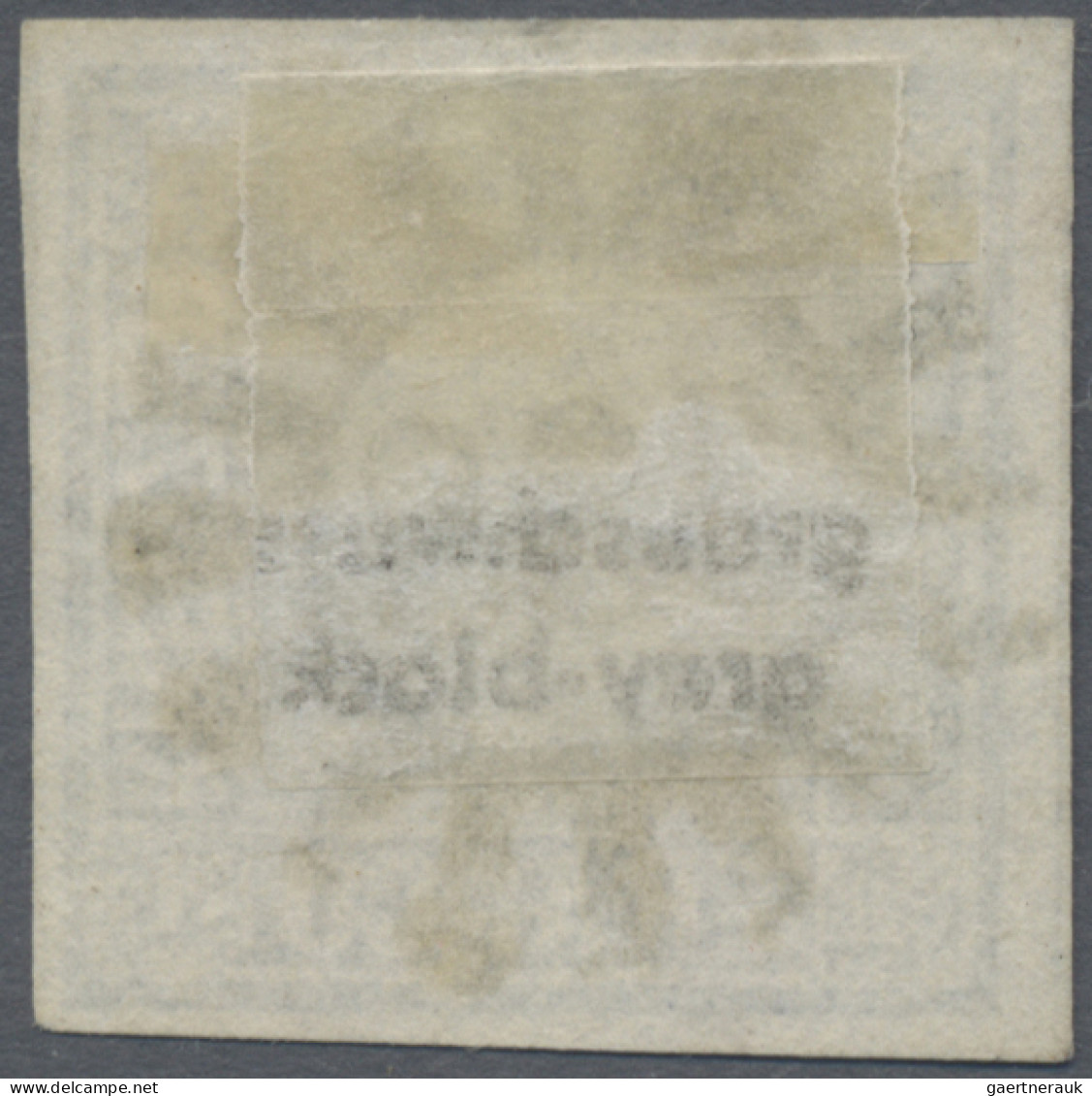 Bayern - Marken Und Briefe: 1849, 1 Kr. Grauschwarz, Platte 2, Breitrandiges Kab - Other & Unclassified