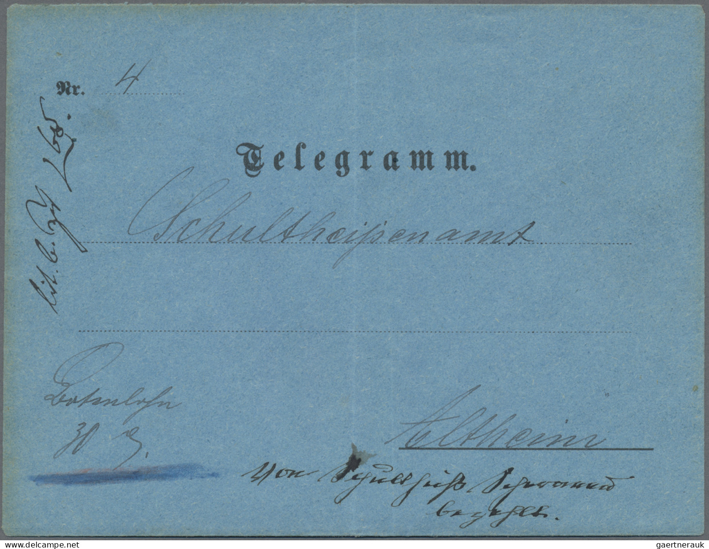 Württemberg - Besonderheiten: 1892, Telegramm-Umschlag Mit Inhalt Von Rottweil N - Andere & Zonder Classificatie
