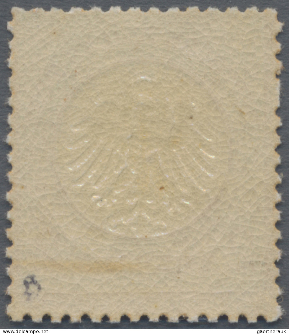 Deutsches Reich - Brustschild: 1872, 2 Kr Orange, Farbfrisches, Gut Gezähntes Un - Neufs