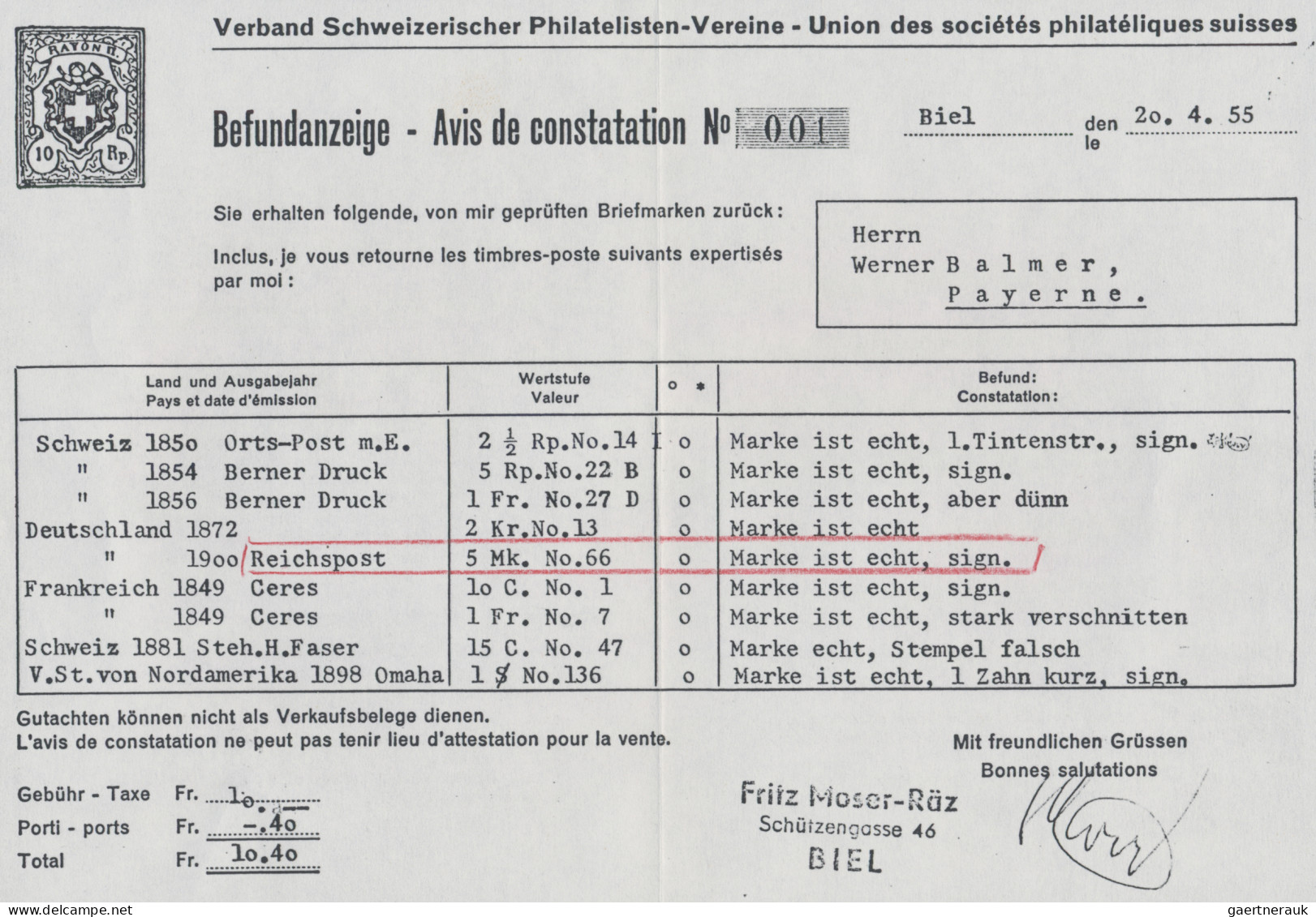 Deutsches Reich - Germania: 1900, "REICHSPOST" 5 M Grünschwarz/rot In Type II, G - Oblitérés