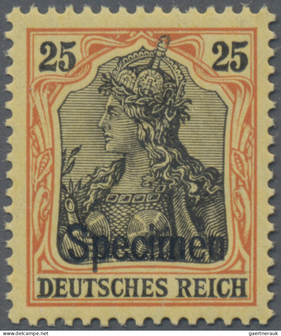 Deutsches Reich - Germania: 1909 Kompletter Satz von 10 Werten im Friedensdruck
