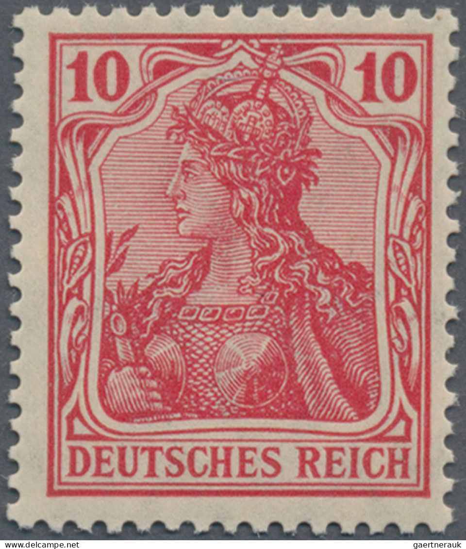 Deutsches Reich - Germania: 1905, Germania-Friedensdruck, 10 Pf In Der Guten D-F - Nuevos