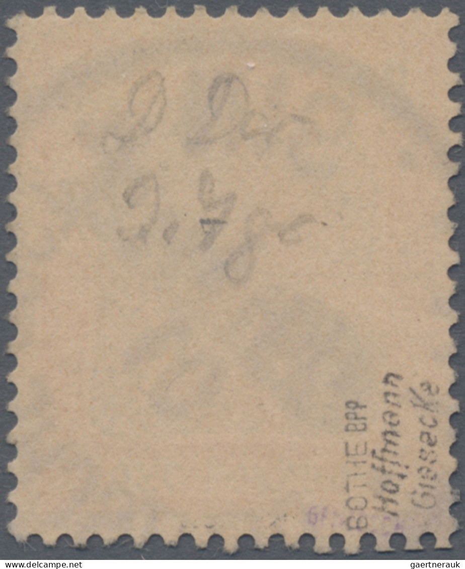 Deutsche Post In China: 1901, 30 Pfg. Orange/schwarz Auf Mattgelblichorange Mit - China (offices)