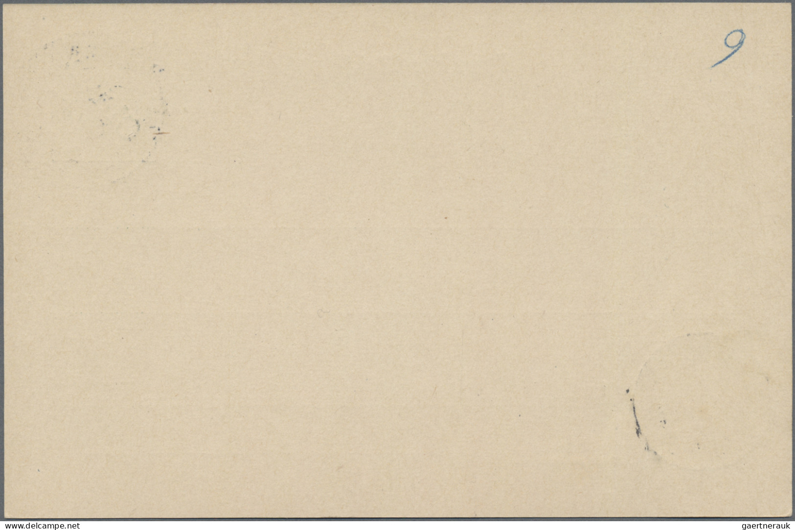 Deutsche Post in China - Ganzsachen: 1902, Vier Kab. Ganzsachenkarten 5 Pf. ab "