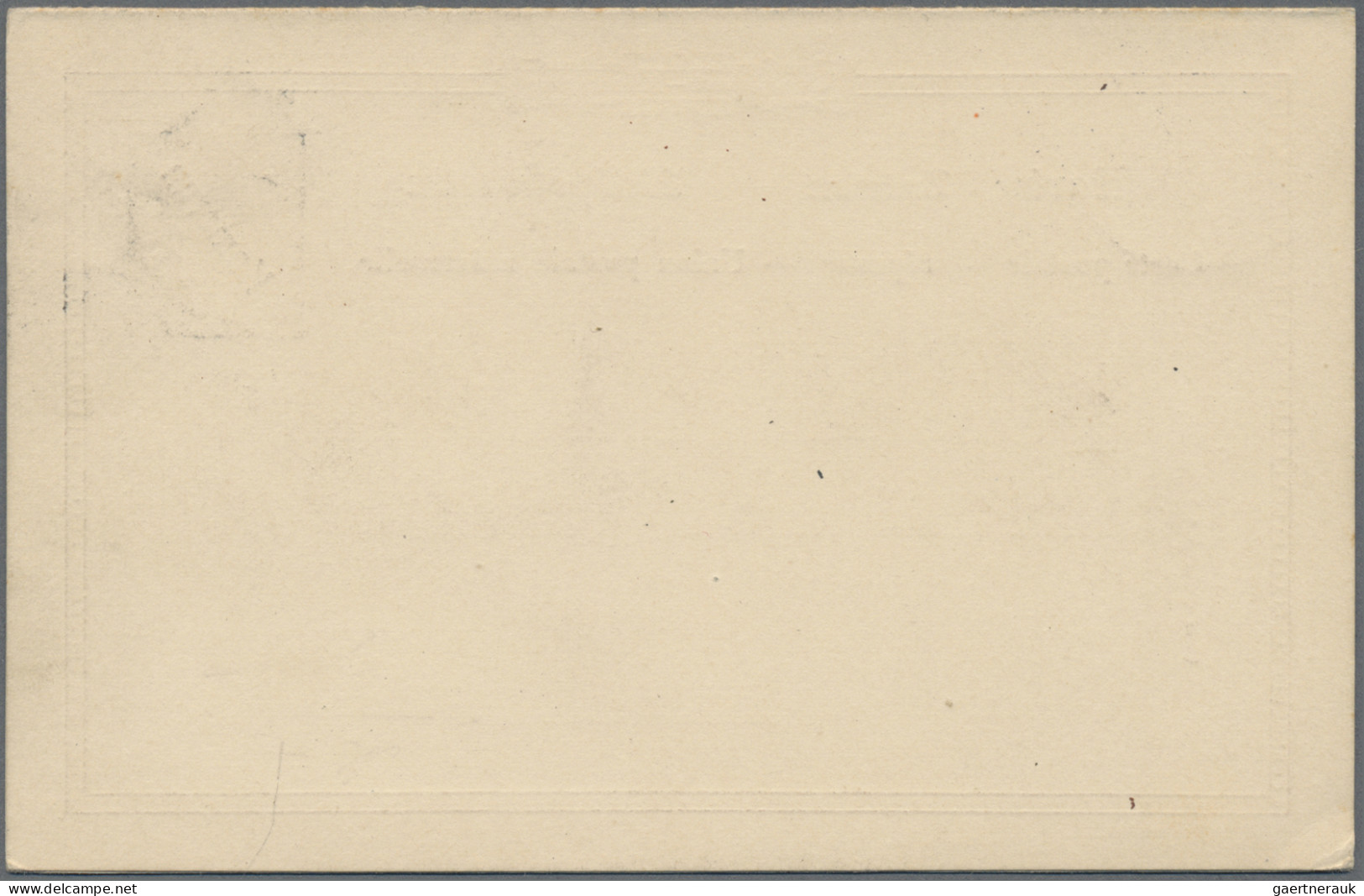Deutsche Kolonien - Kamerun - Ganzsachen: 1900, Doppelkarte Aufdruck 10 Pfg.+10 - Kameroen