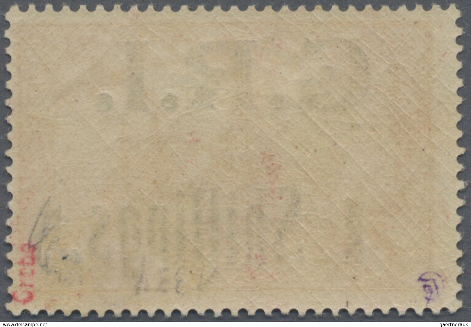 Deutsche Kolonien - Samoa - Britische Besetzung: 1914, "1 Shillings." Auf 1 Mark - Samoa