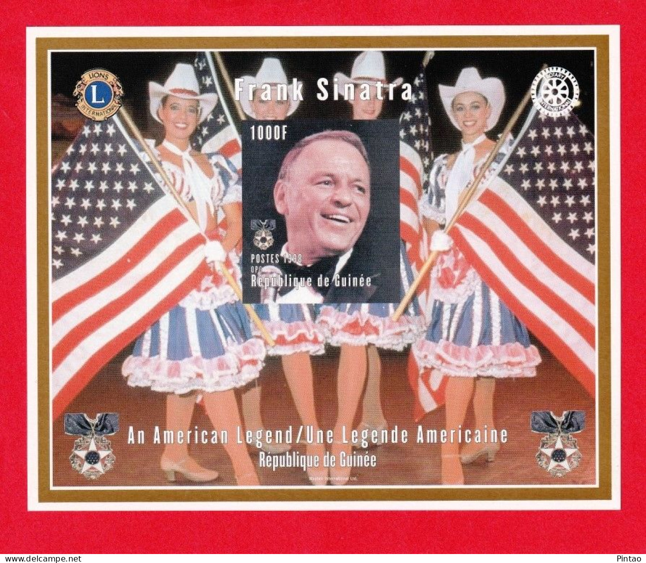 WW14501- REP. Da GUINÉ 1998- MNH_ MÚSICA_ FRANK SINATRA - Chanteurs