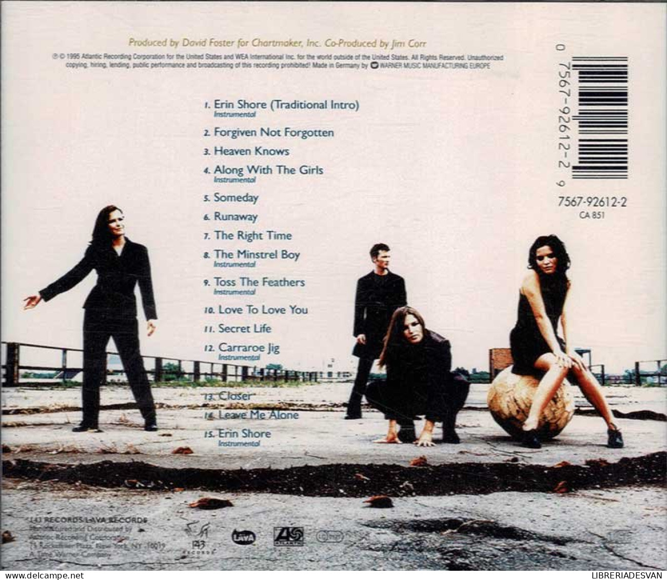 The Corrs - Forgiven, Not Forgotten. CD - Rock