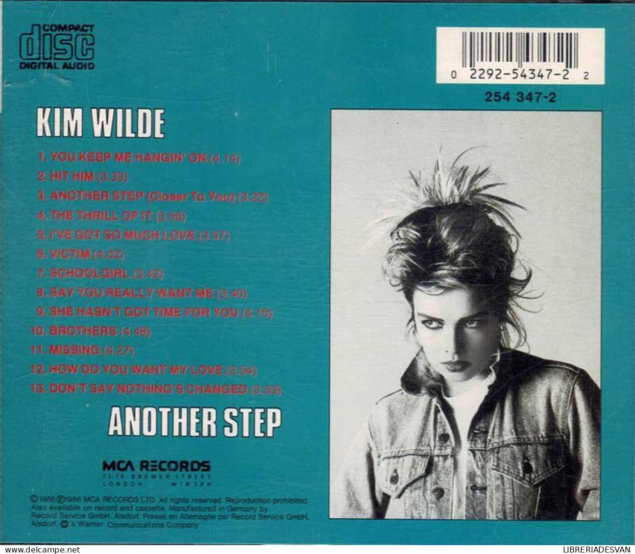 Kim Wilde - Another Step. CD - Disco, Pop