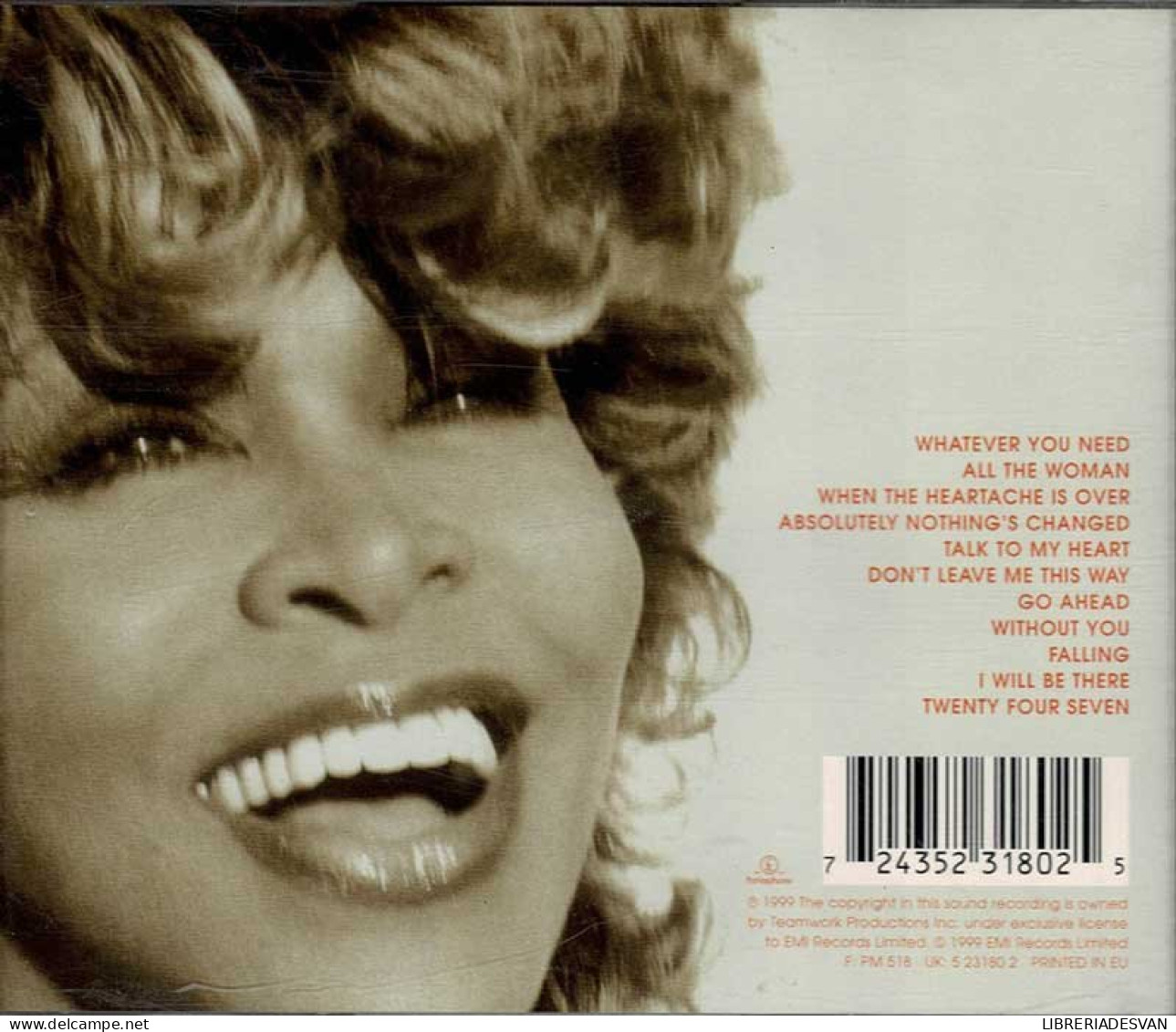 Tina Turner - Twenty Four Seven. CD - Disco, Pop