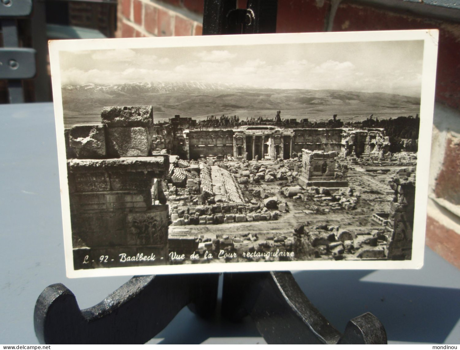 Cpsm Baalbec View Of The Rectangular Court - Baalbeck - Vue De La Cour Rectangulaire. 1955 - Liban