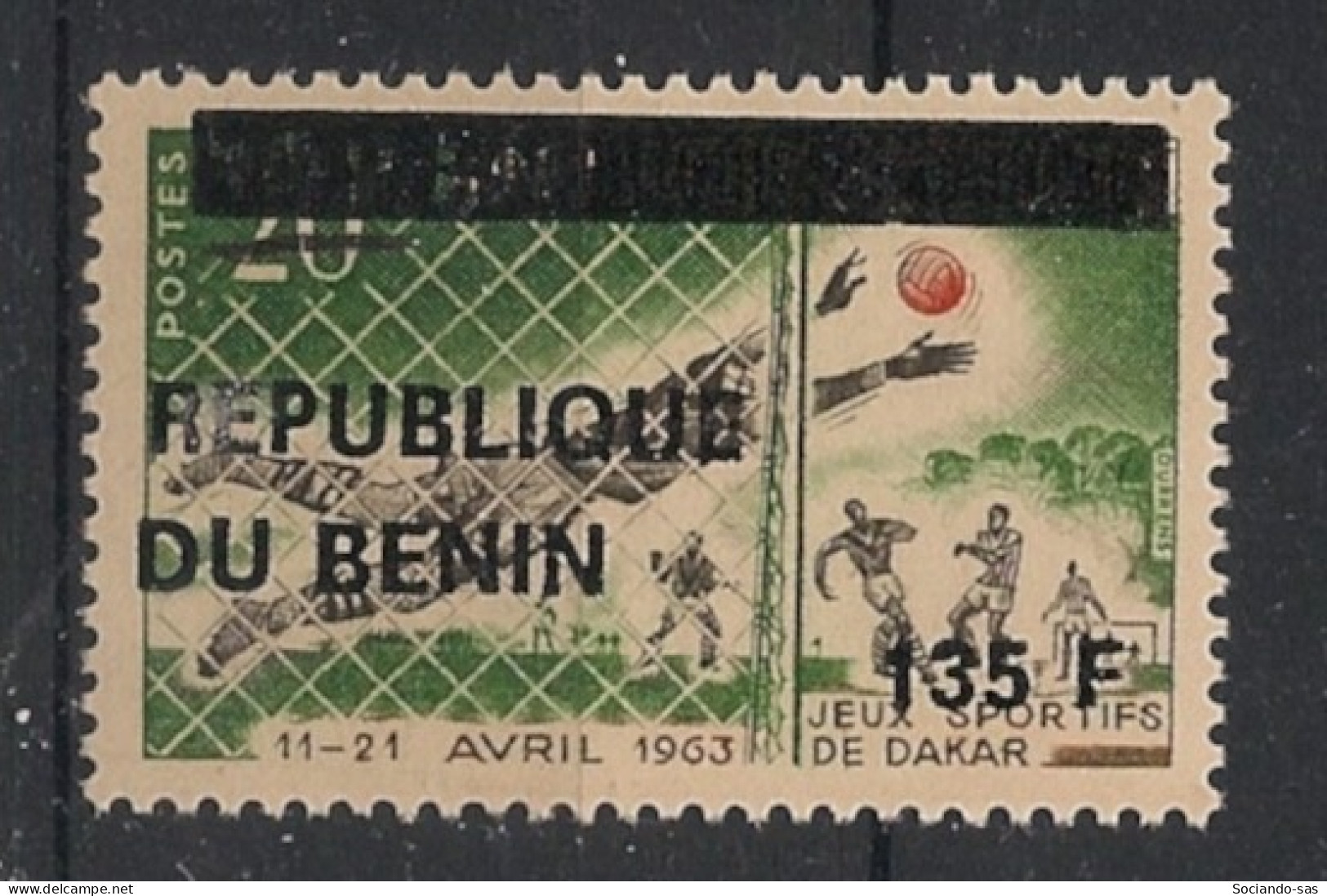 BENIN - 1994 - N°Mi. 571 - Football 135F / 20F - Neuf** / MNH / Postfrisch - Autres & Non Classés