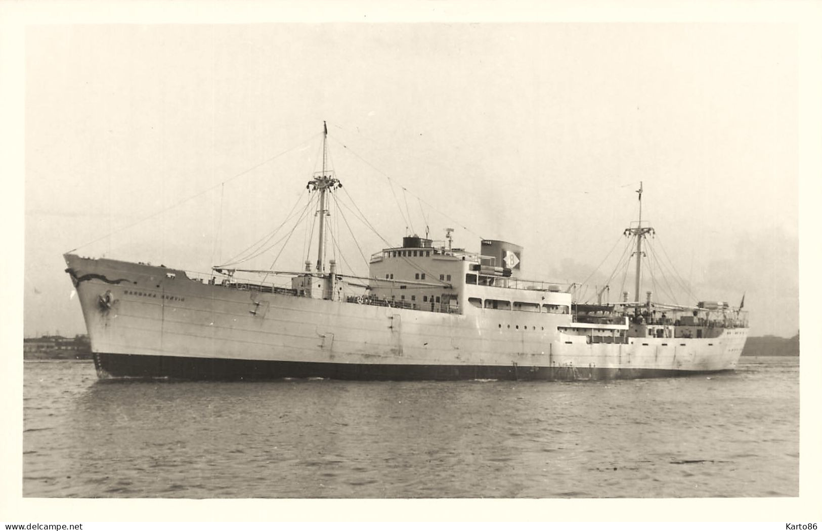 BARBARA BRÖVIG Barbara Brövig * Carte Photo * Bateau Commerce Paquebot Cargo * Norge Norway Norvège - Passagiersschepen