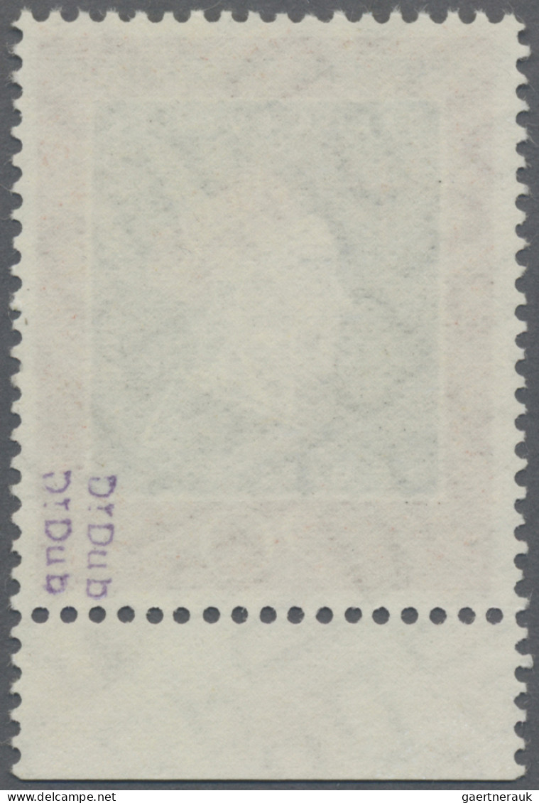 Bundesrepublik Deutschland: 1959, 20 Pfg. Jakob Fugger Mit Abart "Farbe Weißgrau - Unused Stamps