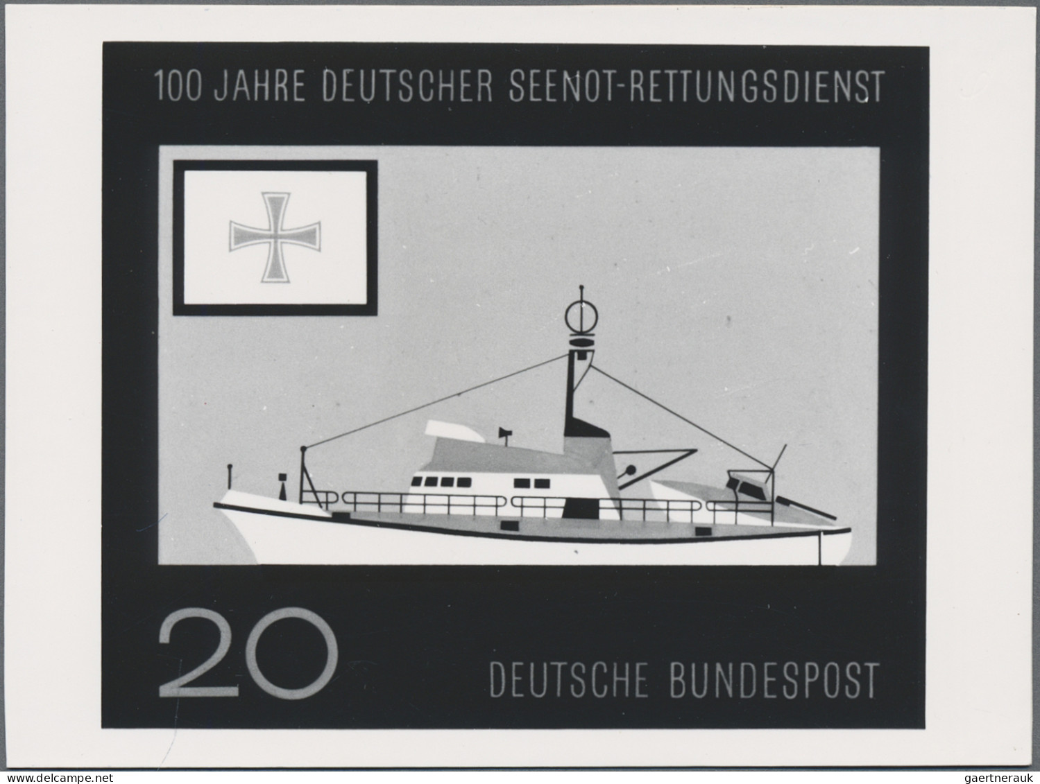 Bundesrepublik Deutschland: 1965, Zwei Unterschiedliche S/w Fotoessays 20 Pfg "S - Neufs