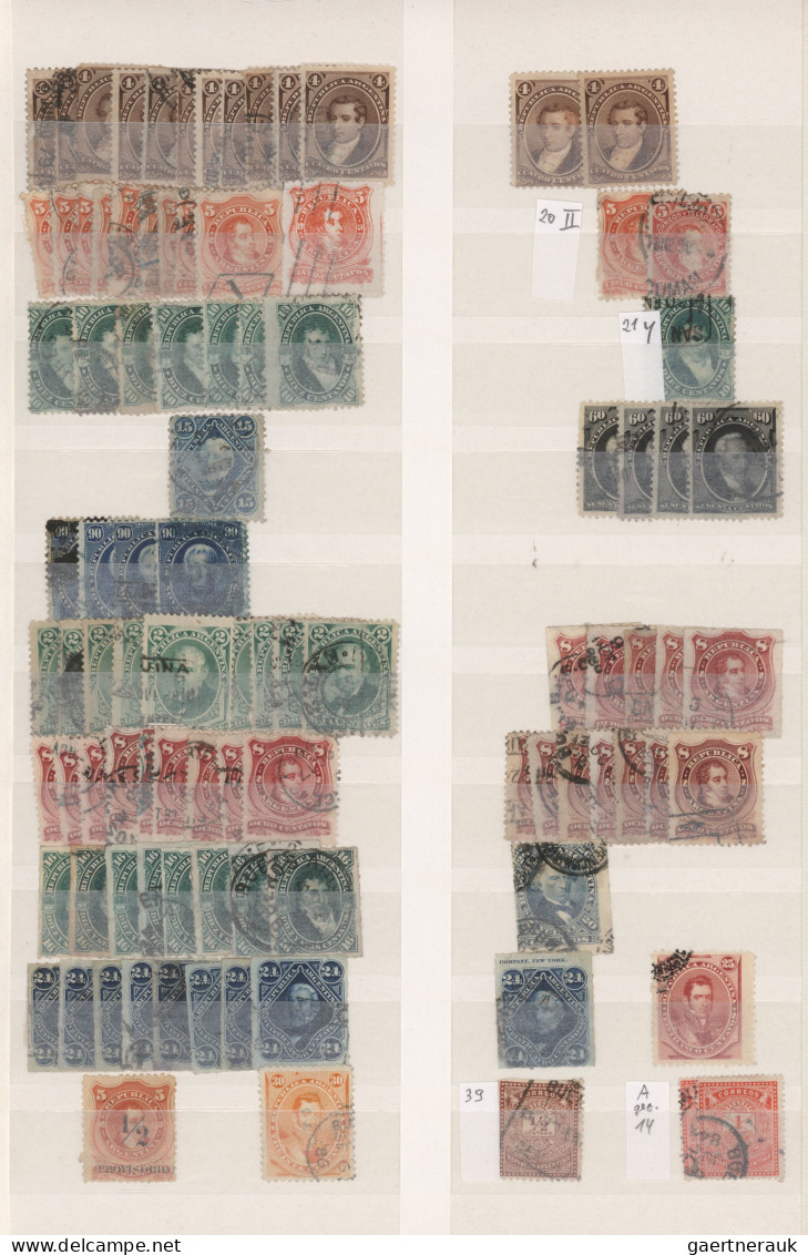 Argentina: 1865/2015 (approx.), Collection In Thick Stockbook Starting From The - Other & Unclassified