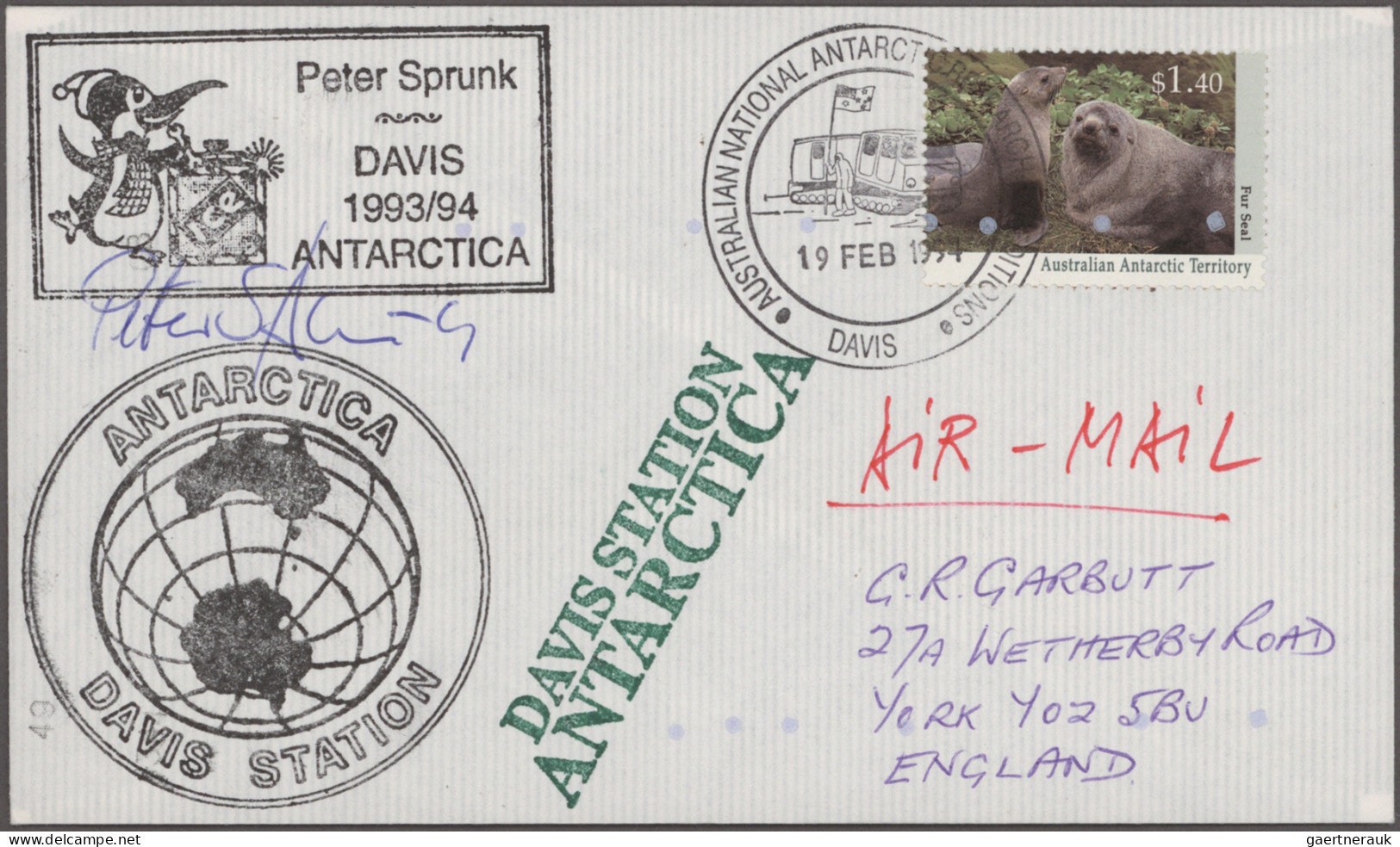 Australia: 1956/2004, Collection Of Apprx. 175 Covers/cards, Showing A Nice Rang - Lettres & Documents