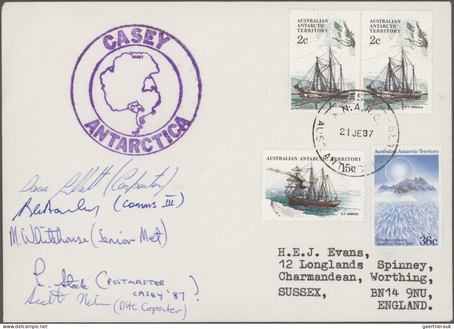 Australia: 1972/1992, Collection Of Apprx. 200 Covers/cards, Showing A Nice Rang - Lettres & Documents