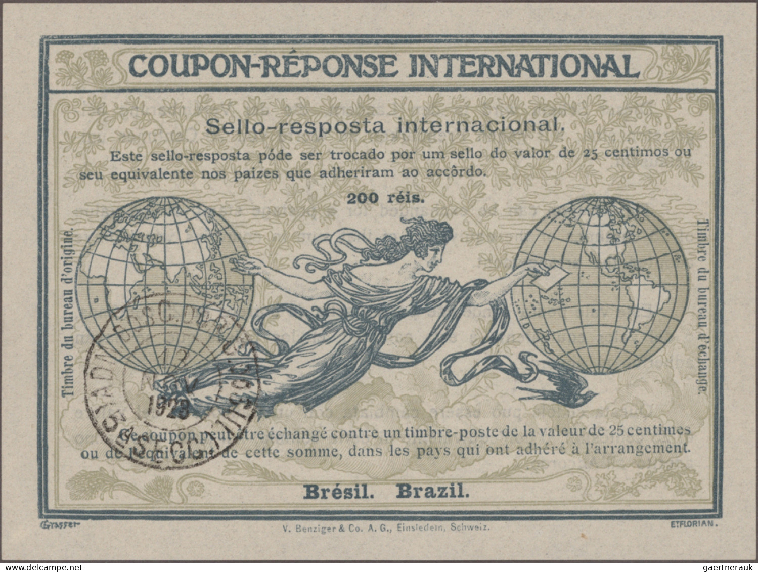 Brazil - Postal Stationery: 1917-2021 Collection Of 29 Intern. Reply Coupons, Mi - Entiers Postaux