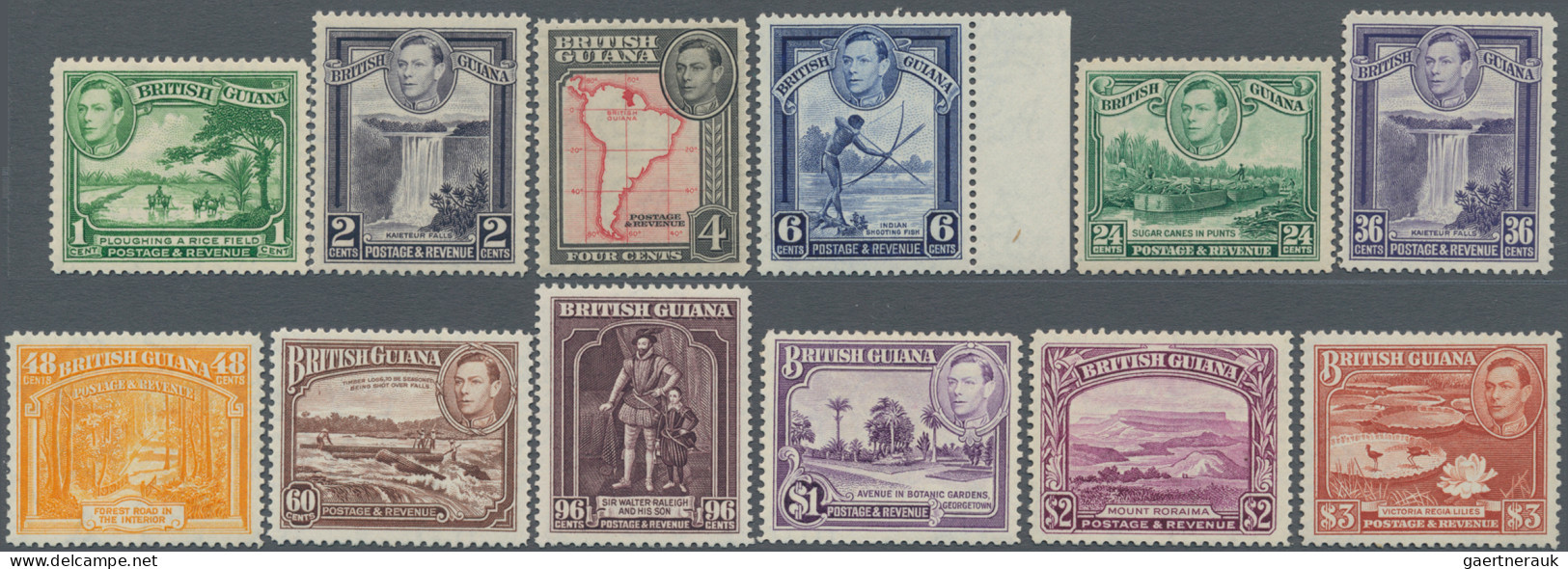 British Guyana: 1931/1963, Six Sets, Including Two KGV Centenary Of Country Unio - Brits-Guiana (...-1966)