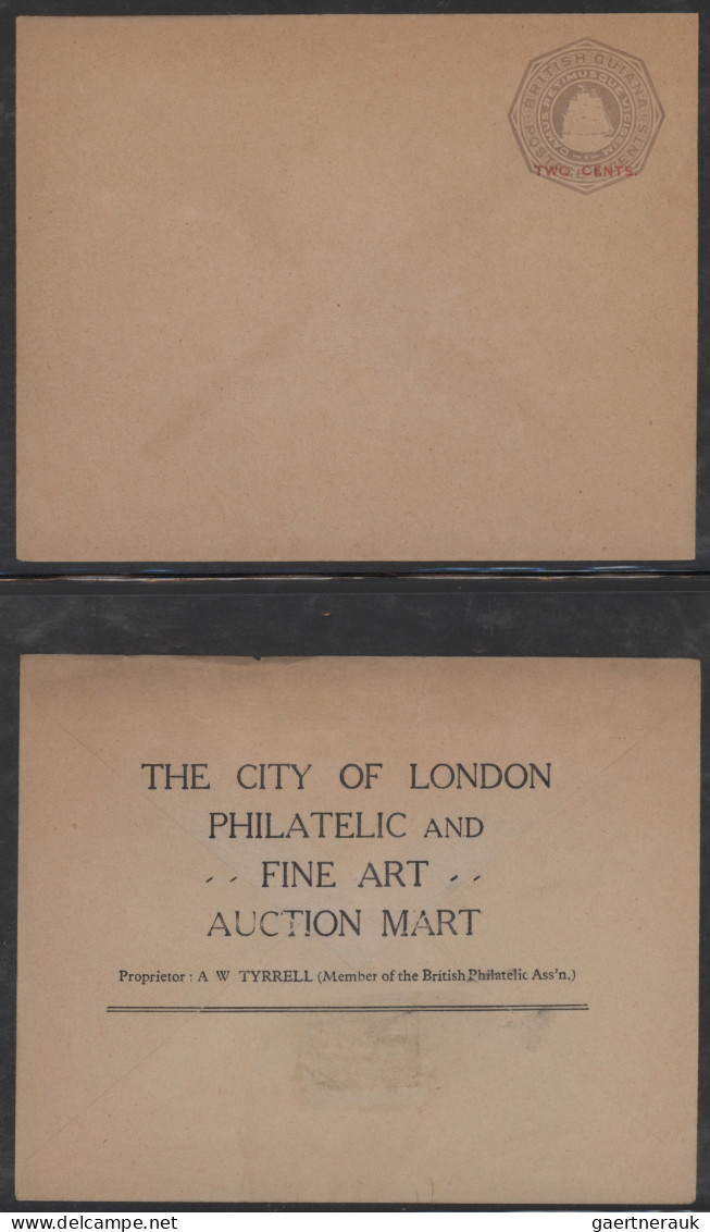 British Guiana - postal stationery: 1879/1923 Collection of 53 postal stationery