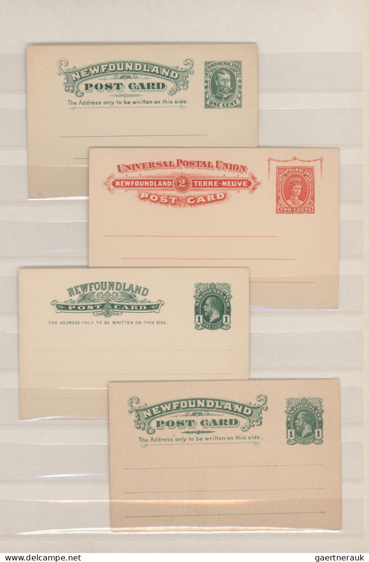 Newfoundland - Postal Stationery: 1873/1930, Collection Of 30 Mainly Unused Stat - Ganzsachen