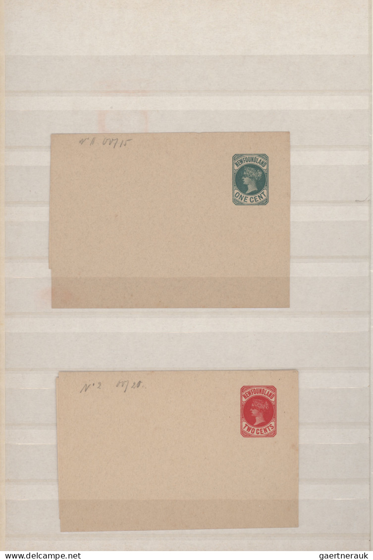 Newfoundland - Postal Stationery: 1873/1930, Collection Of 30 Mainly Unused Stat - Ganzsachen
