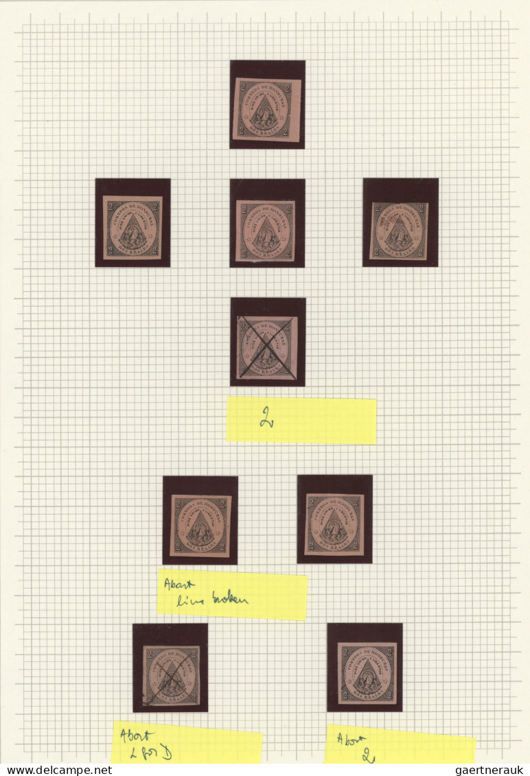 Honduras: 1866/1898, Specialised Collection Of Apprx. 440 Stamps Well Arranged O - Honduras