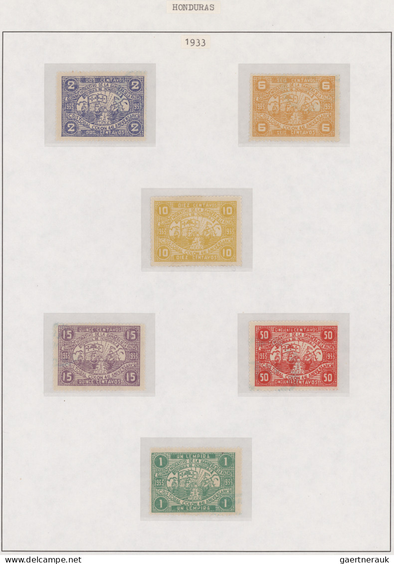 Honduras: 1903/1940 (ca.), comprehensive unused and used collection of more than