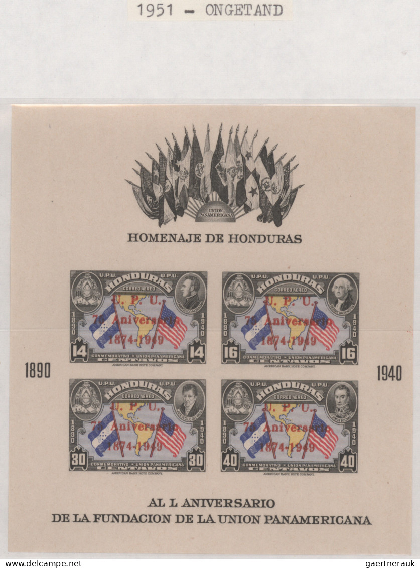 Honduras: 1940/1989, Almost Exclusively MNH Collection Of 45 Different Souvenir - Honduras