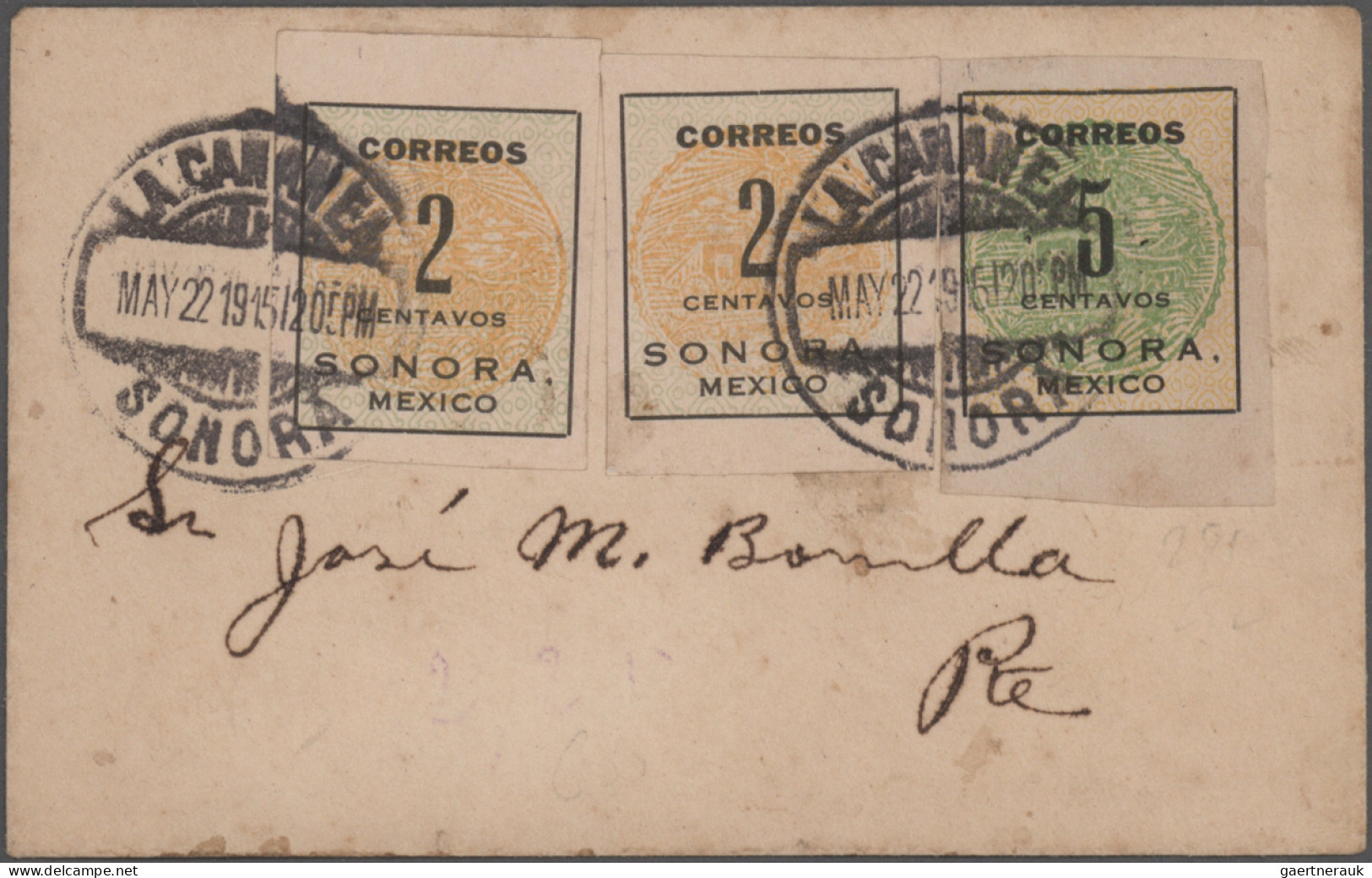 Mexico: 1880/1925 (ca.), Assortment Of Twelve Covers/cards, Comprising E.g. Thre - Mexique