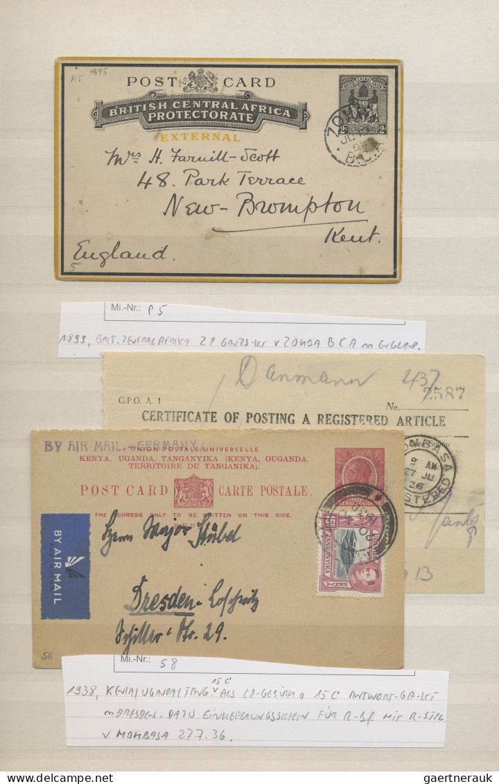 East African Union: 1899/1946, British Centralafrica (1) And KUT (7), Assortment - Brits Oost-Afrika