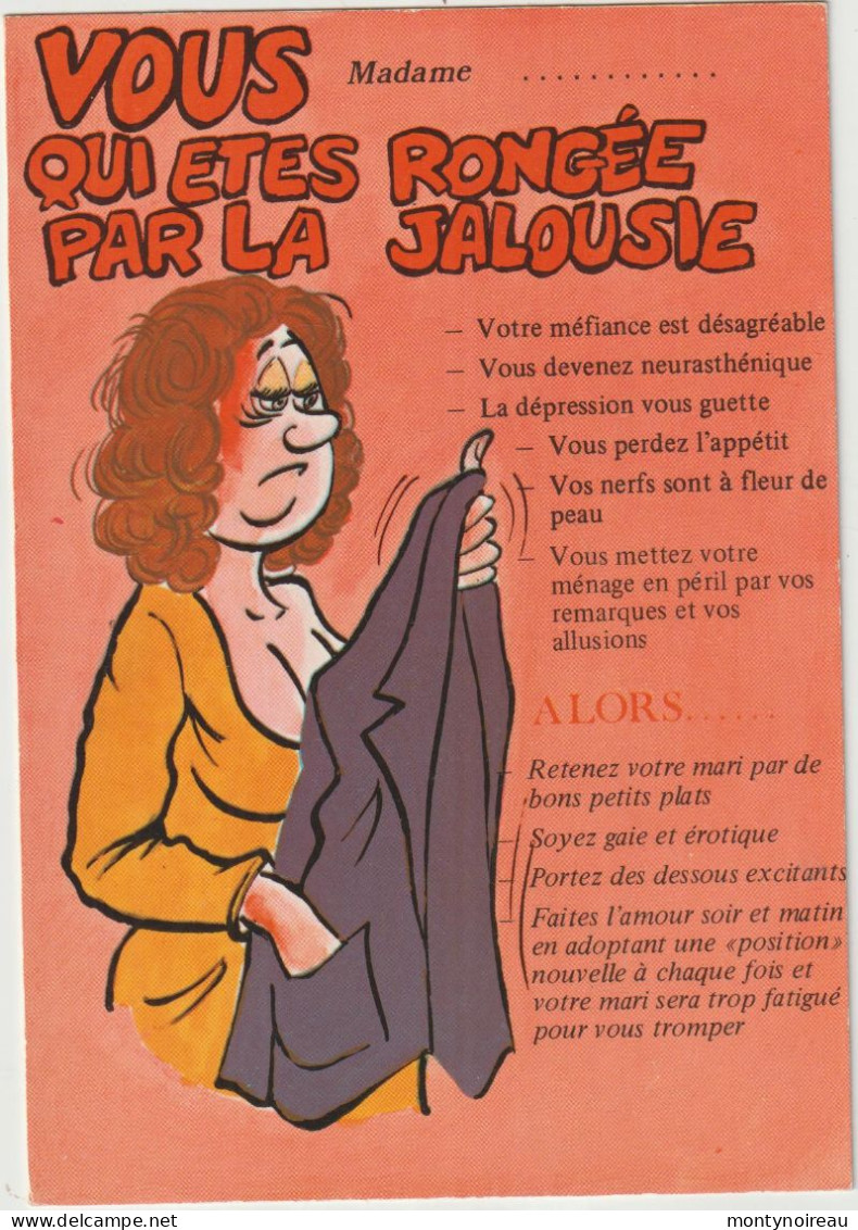 Humour :  Illustrateur , La  Jalouse ! - Humour
