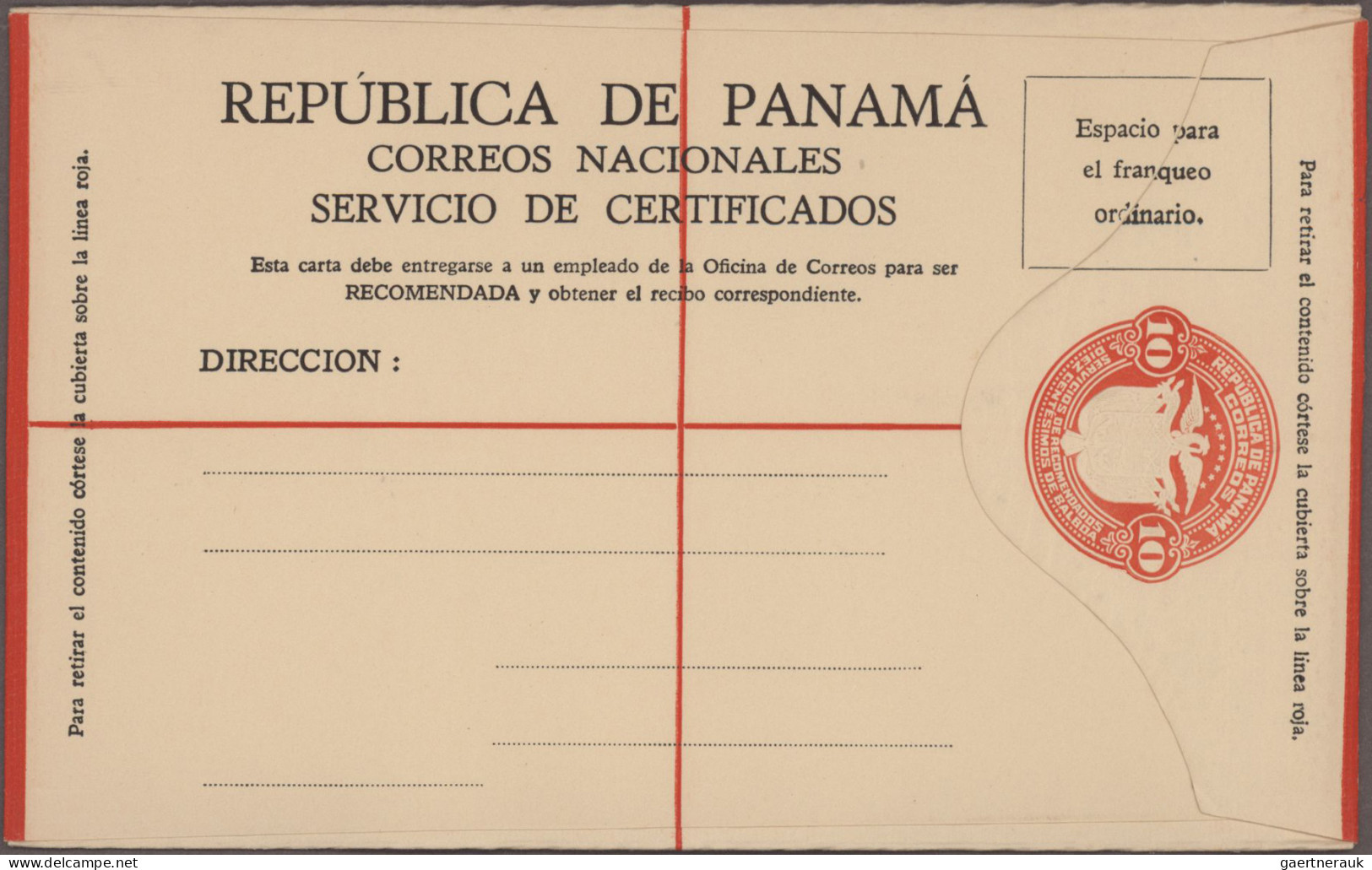 Panama - Postal Stationery: 1906/1930 (ca.), Balance Of Apprx. 400 (mainly Unuse - Panamá