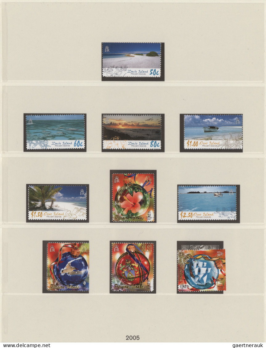 Pitcairn: 1910/2012, MNH Collection Pitcairn Island 2003/2012 In A Lindner Text- - Pitcairn