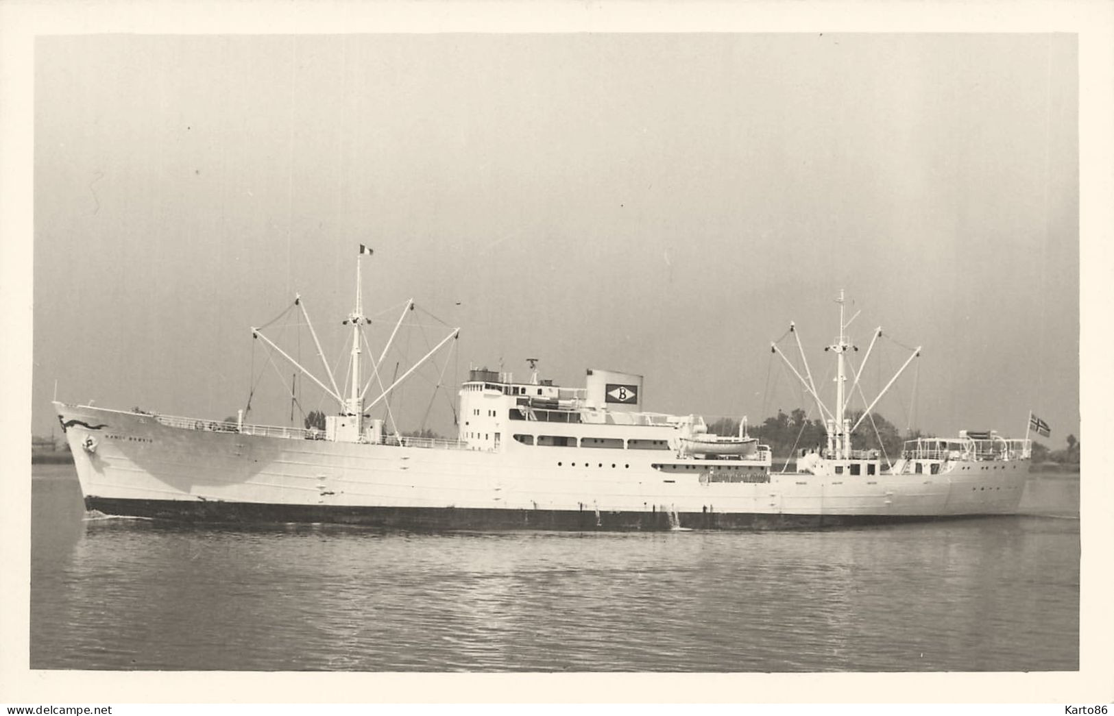 HANDI BRÖVIG Handi Brövig * Carte Photo * Bateau Commerce Paquebot Cargo * Norge Norway Norvège - Paquebote