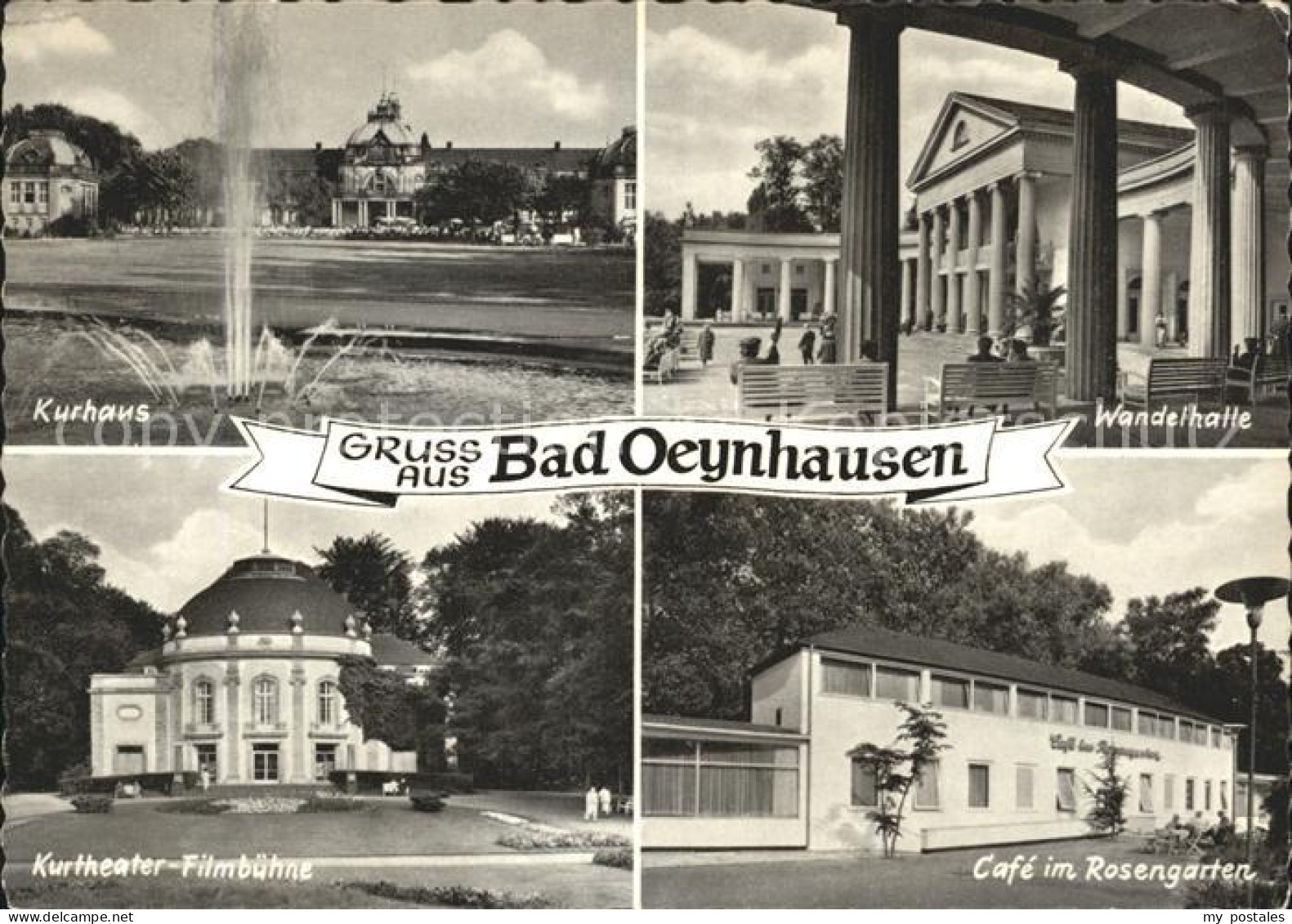 72216384 Bad Oeynhausen Kurhaus Fontaene Wandelhalle Kurtheater Cafe Im Rosengar - Bad Oeynhausen