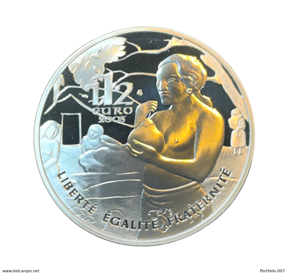 France 1½ Euro, 2003 100th Anniversary - Death Of Paul Gauguin Proof - Autres & Non Classés