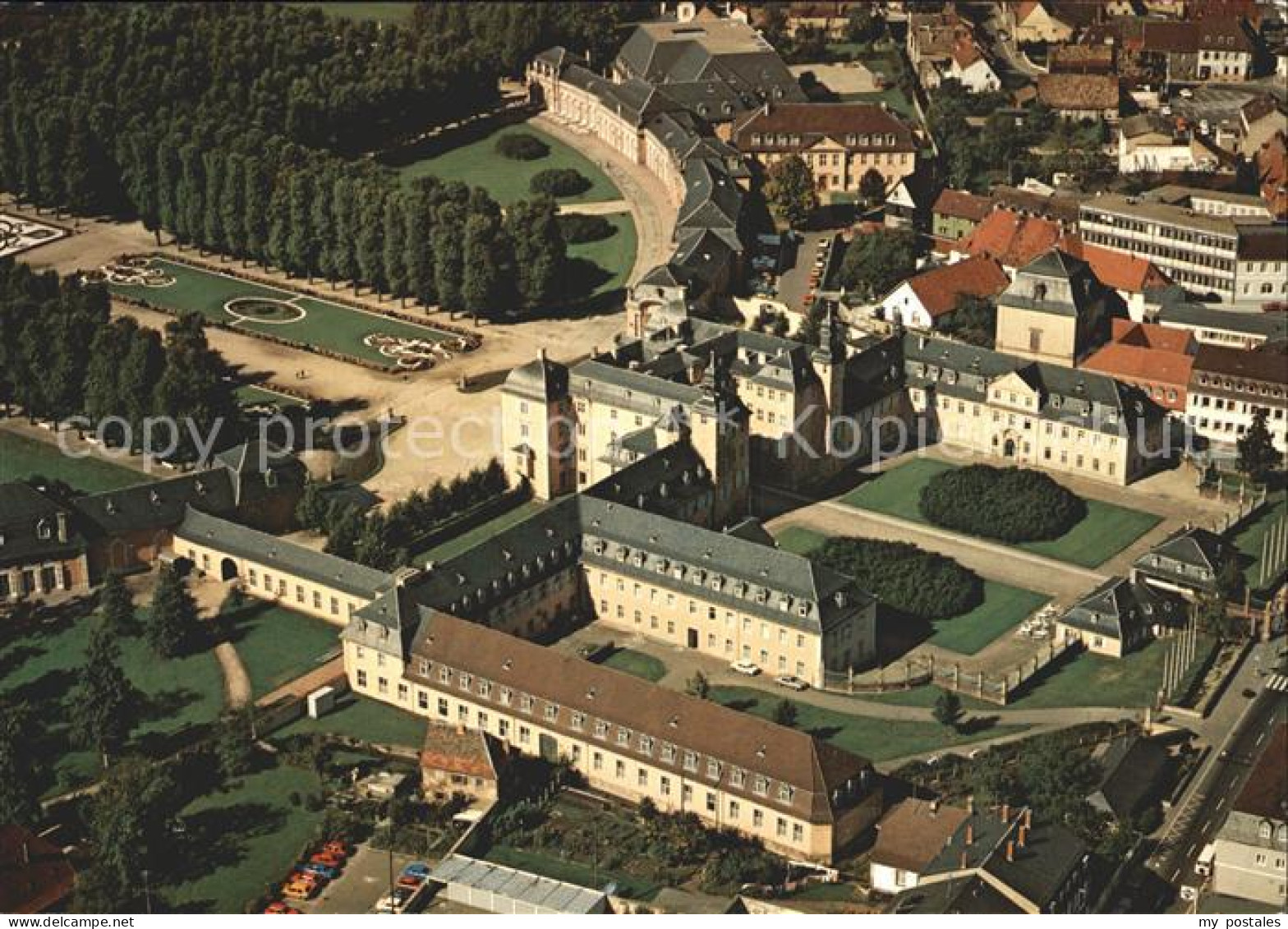 72213931 Schwetzingen Schloss Mit Schlossgarten Fliegeraufnahme Schwetzingen - Schwetzingen