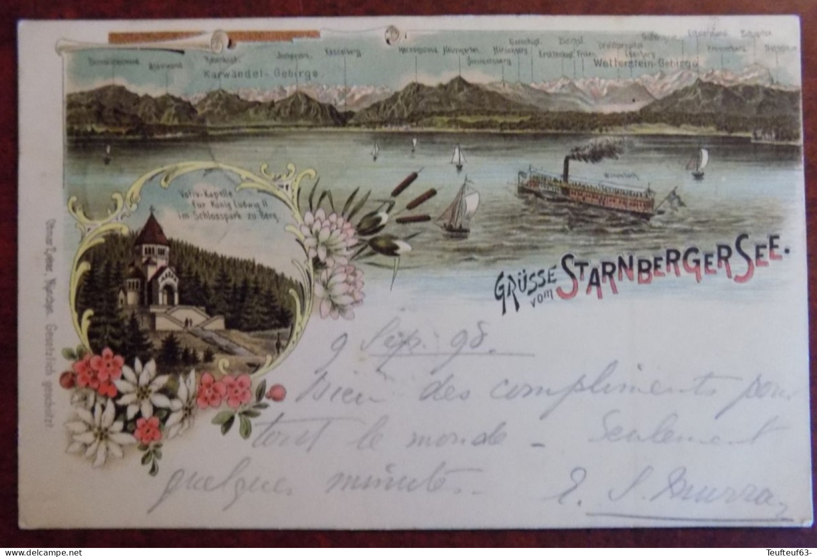 AK Grüsse Vom Starnberger See 1898 - Starnberg