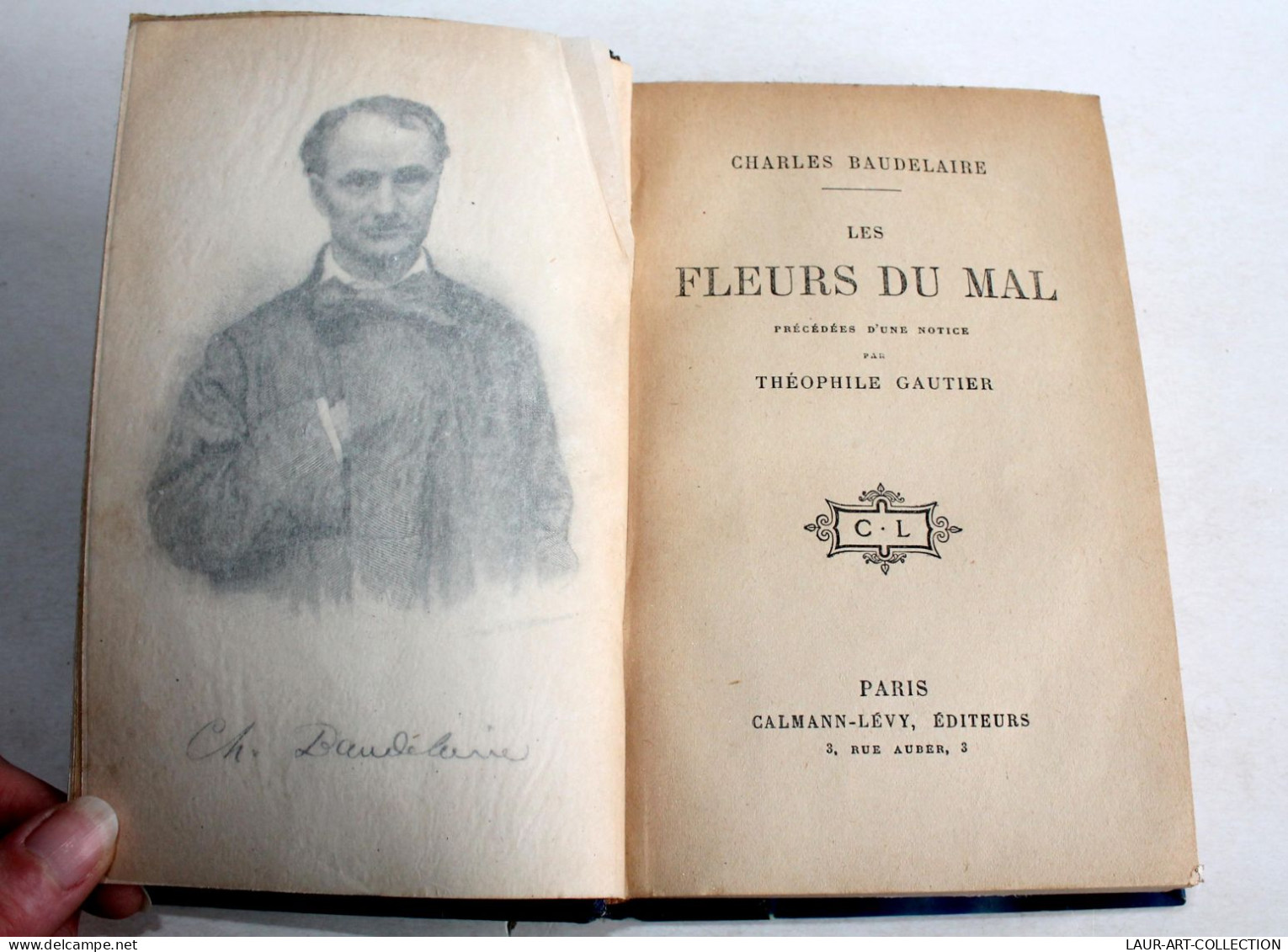 LES FLEURS DU MAL Par C. BAUDELAIRE + NOTICE De GAUTIER 1924 EDITION DEFINITIVE / LIVRE ANCIEN XXe SIECLE (1303.59) - 1901-1940