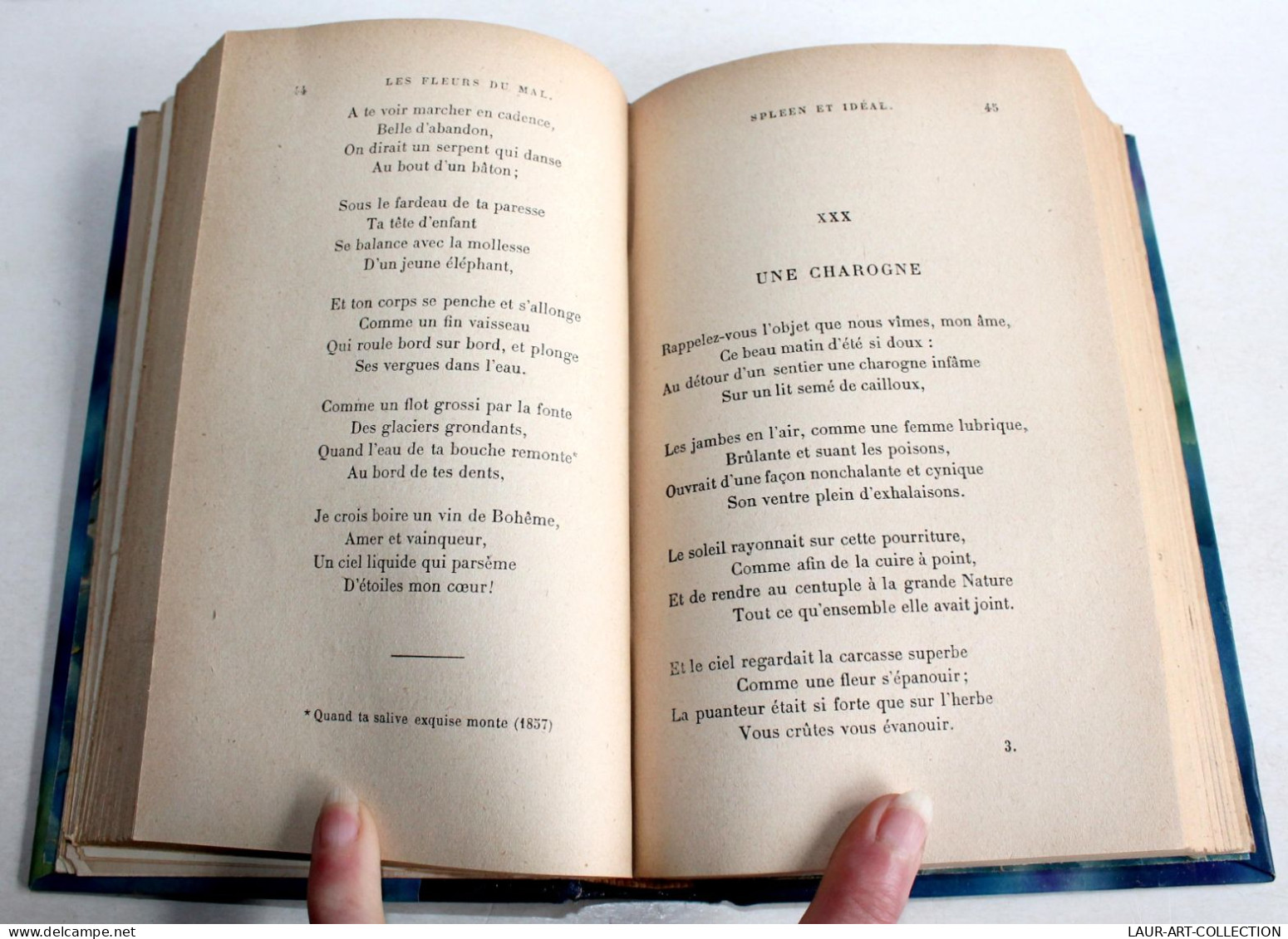 LES FLEURS DU MAL Par C. BAUDELAIRE + NOTICE De GAUTIER 1924 EDITION DEFINITIVE / LIVRE ANCIEN XXe SIECLE (1303.59) - 1901-1940