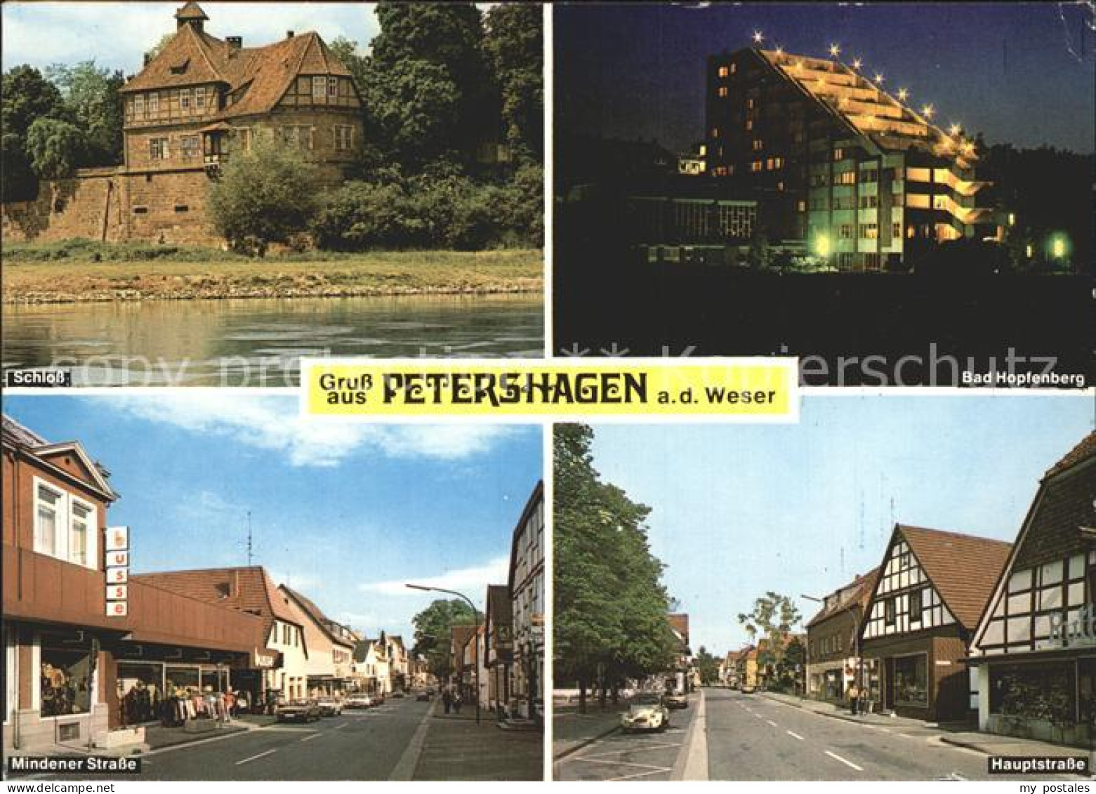 72213855 Petershagen Weser Schloss Bad Hopfenburg Mindener Str Hauptstr Petersha - Petershagen