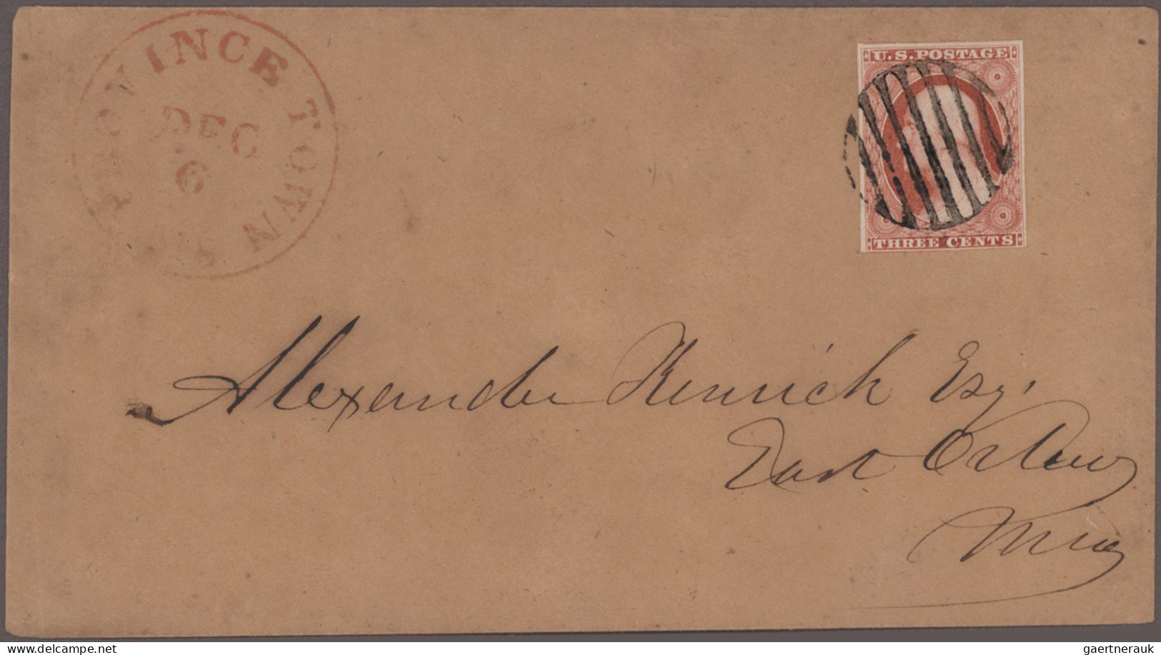 United States: 1858/1948, Covers/used Stationery From USA (43), U.S. Philipines - Briefe U. Dokumente