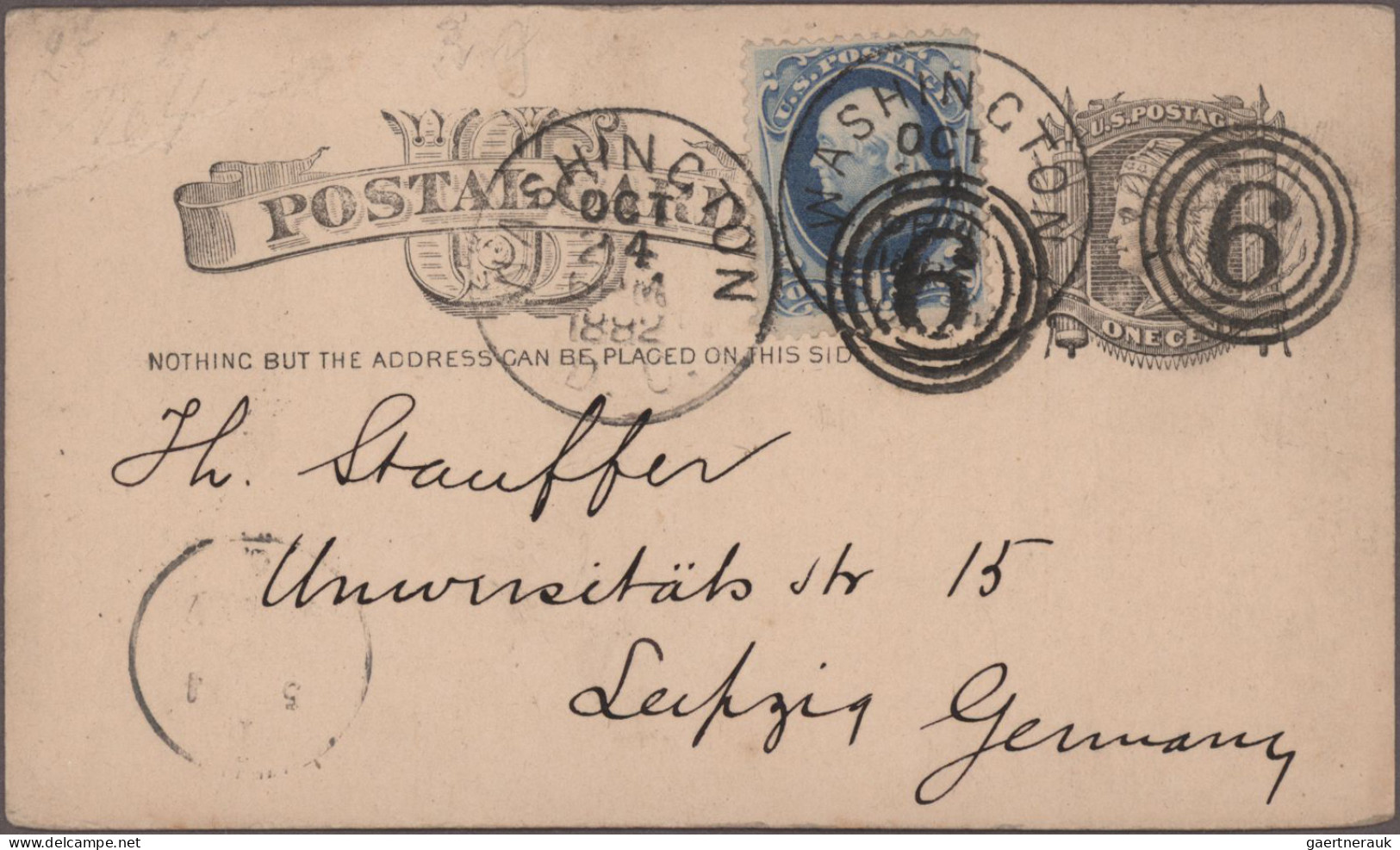 United States: 1858/1948, Covers/used Stationery From USA (43), U.S. Philipines - Briefe U. Dokumente