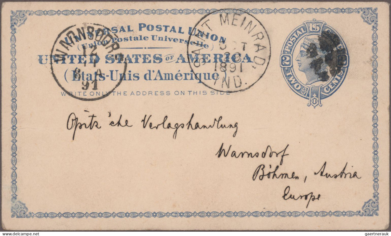 United States: 1858/1948, covers/used stationery from USA (43), U.S. Philipines