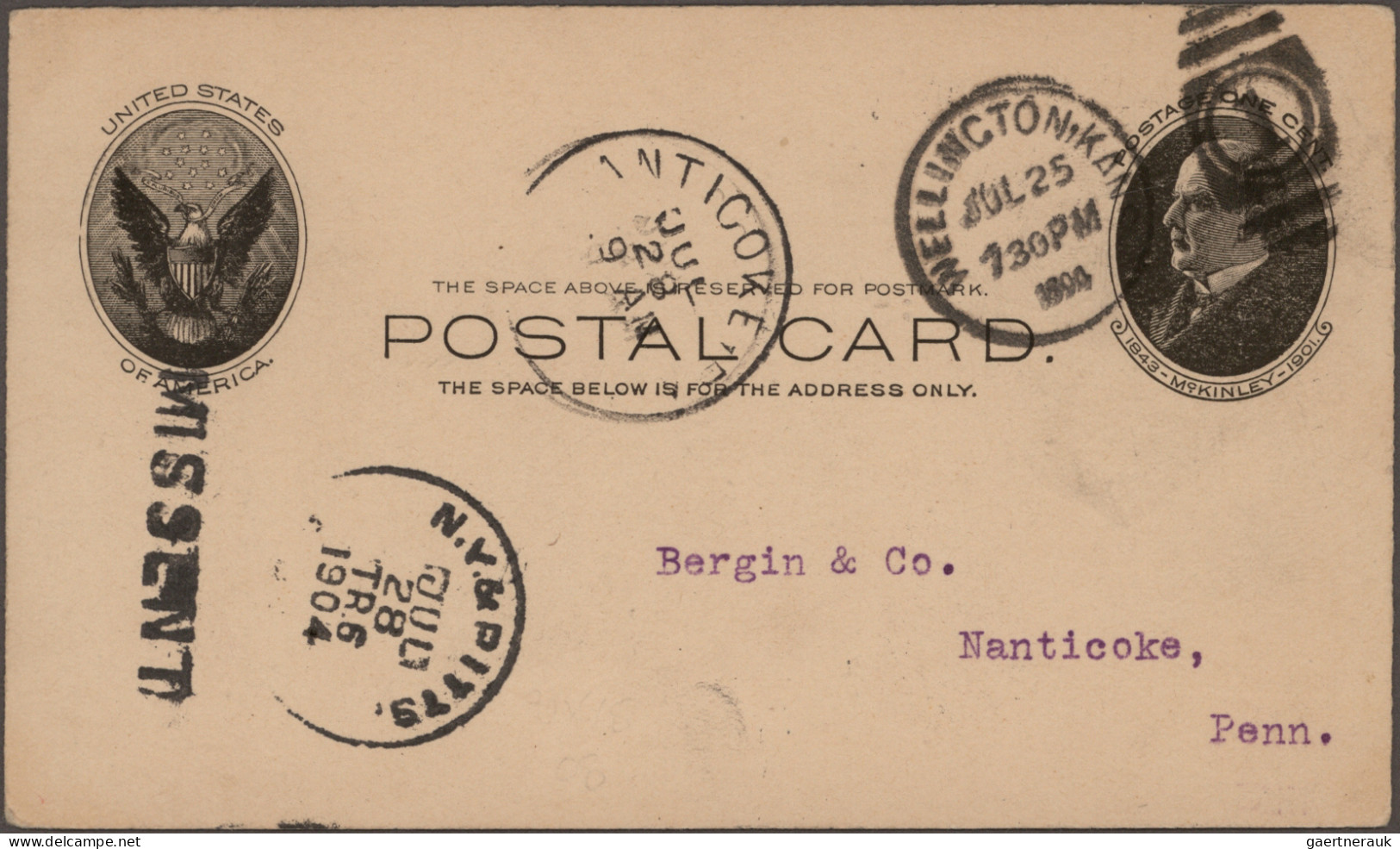 United States - Postal Stationary: 1882/1918, assortment of 28 mainly used stati
