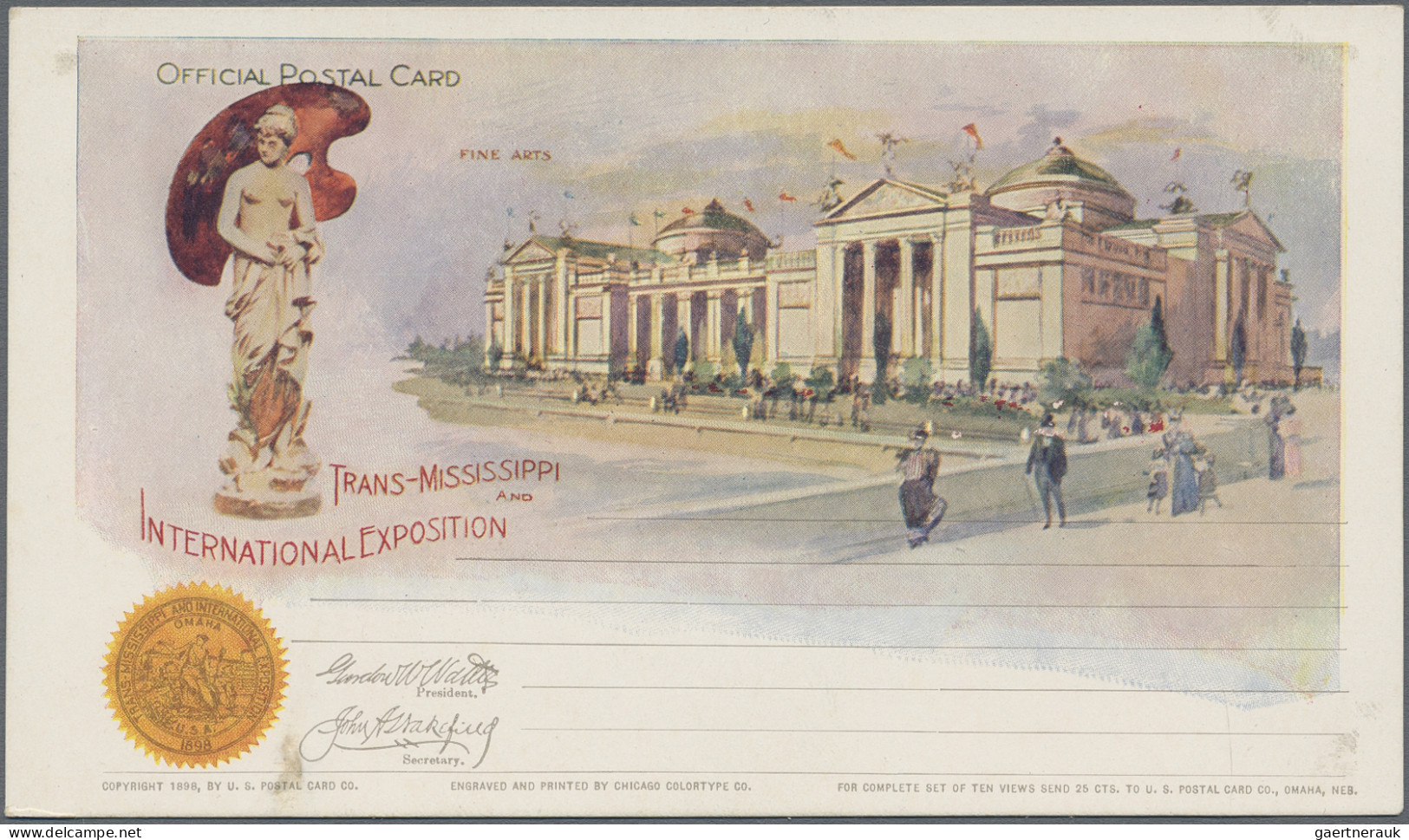 United States - Postal Stationary: 1898, Trans-Mississippi Exhibition, Complete - Otros & Sin Clasificación